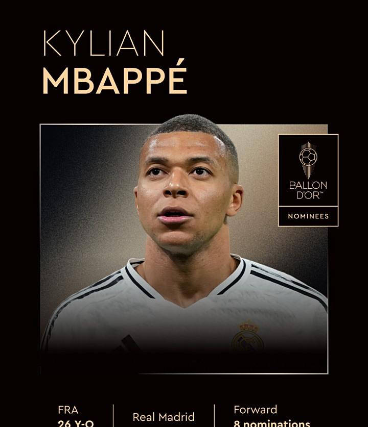 第8次金球奖陪跑之旅：26岁的姆巴佩何时才能攀登至个人巅峰？